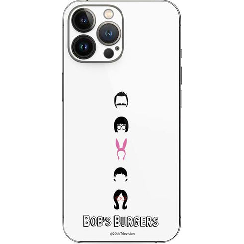 Bobs Burgers Silhouette iPhone 13 Pro Max Skin